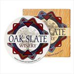 HG414312 Absorbent Stone Coasters With Custom Imprint